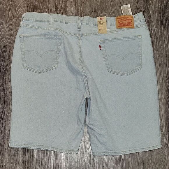 Men’s size 42 Levi Jean Shorts 541 Athletic Taper Light Wash NWT - Picture 3 of 8